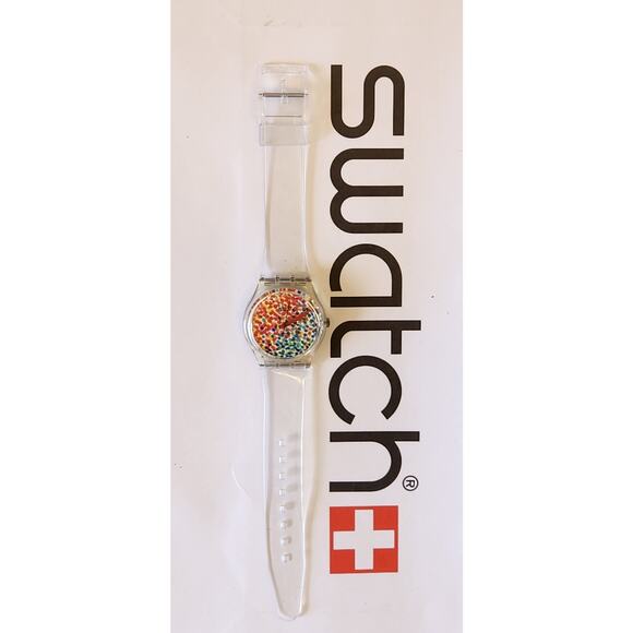 Swatch watch LOTS OF DOTS GZ121 Collector Specials Design By Alessandro Mendini - Picture 3 of 9